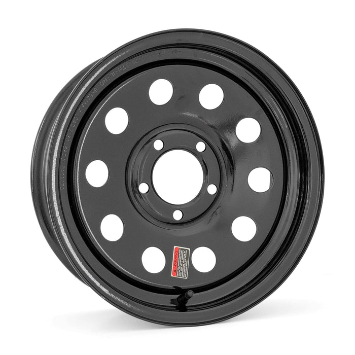 15x5 5 - 4.5 Black Modular Trailer Wheel - Tires Fast