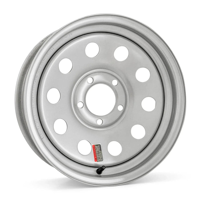 15x5 5 - 4.5 Silver Modular Trailer Wheel - Tires Fast