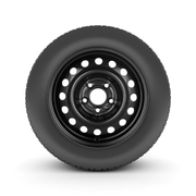 2013 - 2023 Nissan NV200 185/60R15C Tire on 15" 5x114.3 Black Steel Wheel - Tires Fast