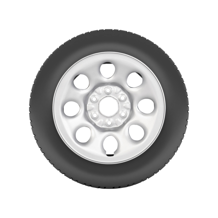 2005-2013 Chevrolet Silverado 1500 Tire & Wheel - 265/70R17 (Silver)