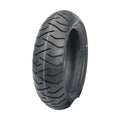 Bridgestone Battlax TH01 rear scooter tire showing symmetrical tread pattern and circumferential grooves