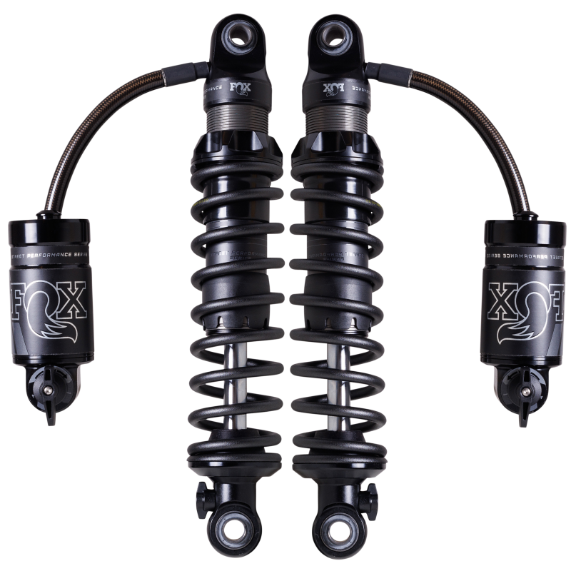 Fox QS3-QSR remote reservoir rear shocks for Harley-Davidson Touring, pair