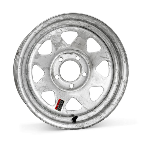 13x4.5 5 - 4.5 Galvanized Spoke Trailer Wheel - Tires Fast