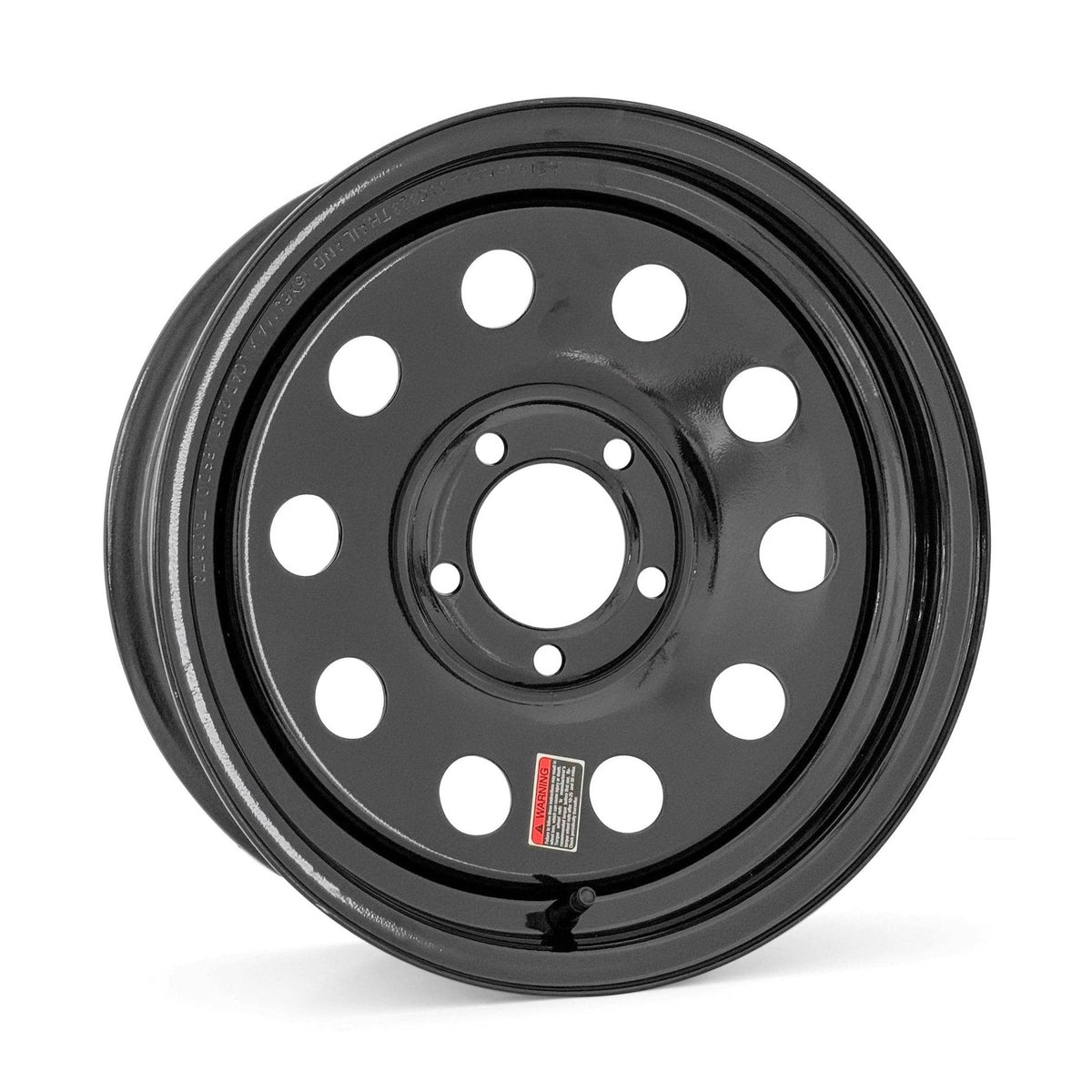 15x5 5 - 4.5 Black Modular Trailer Wheel - Tires Fast