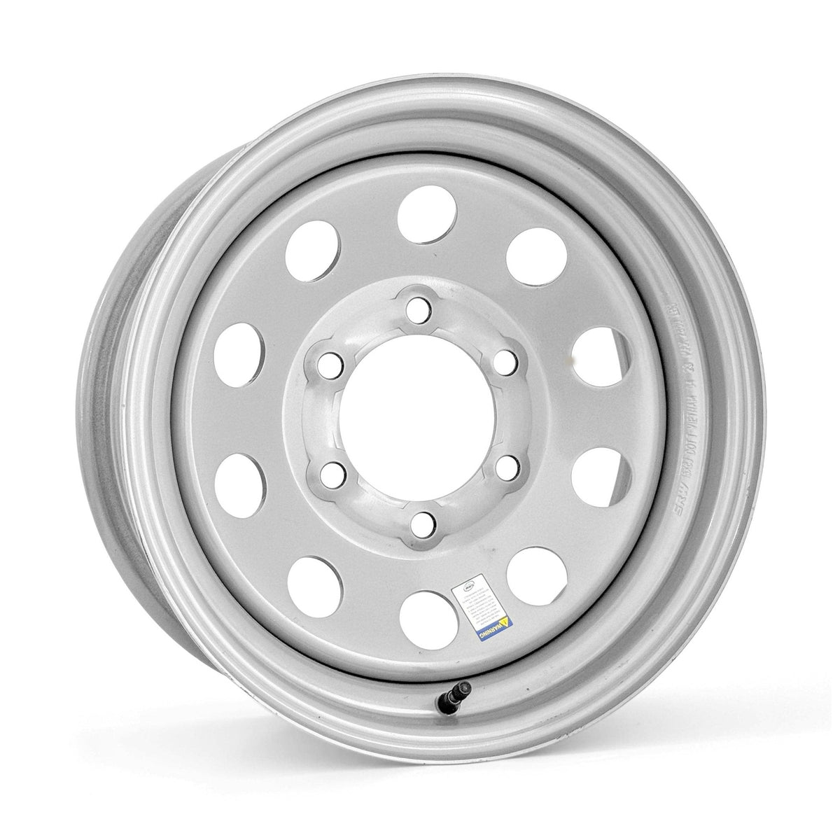15x6 6 - 5.5 Silver Modular Trailer Wheel - Tires Fast