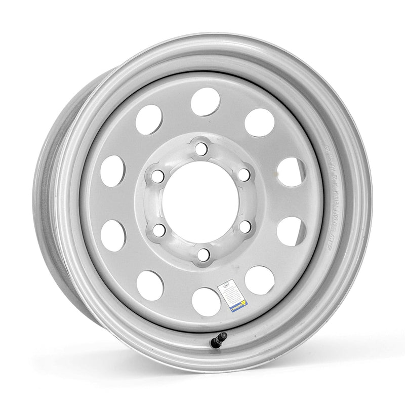 16x6 6 - 5.5 Silver Modular Trailer Wheel - Tires Fast