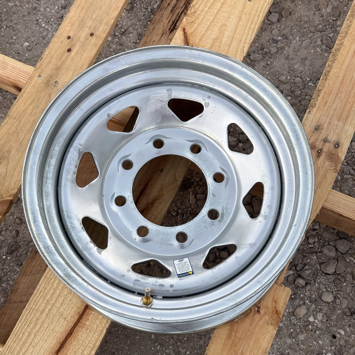 16x6 8 - 6.5 Galvanized Spoke Trailer Wheel - Tires Fast