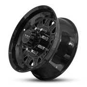 17.5x6.75 8 - 6.5 HDT All Gloss Black Forged Trailer Wheel - Tires Fast