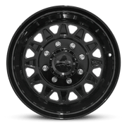 17.5x6.75 8 - 6.5 HDT All Gloss Black Forged Trailer Wheel - Tires Fast