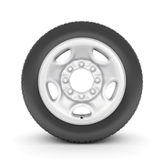 2003 - 2024 Chevrolet Express 2500/3500 LT245/75R16 Tire on 16" 8x165.1 Silver Steel Wheel - Tires Fast