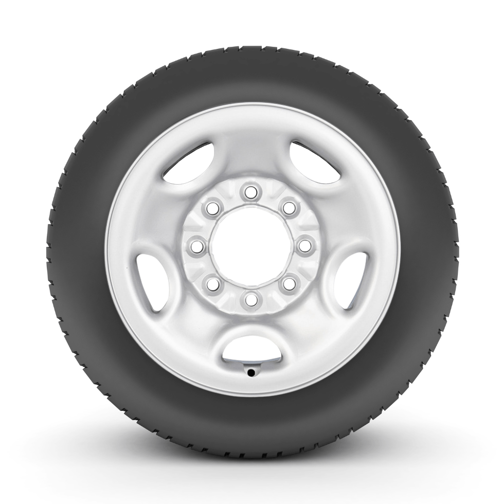 2003 - 2024 Chevrolet Express 2500/3500 LT245/75R16 Tire on 16" 8x165.1 Silver Steel Wheel - Tires Fast