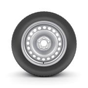 2015 - 2022 Dodge ProMaster City 215/55R16 Tire on 16" 5x98 Silver Steel Wheel - Tires Fast