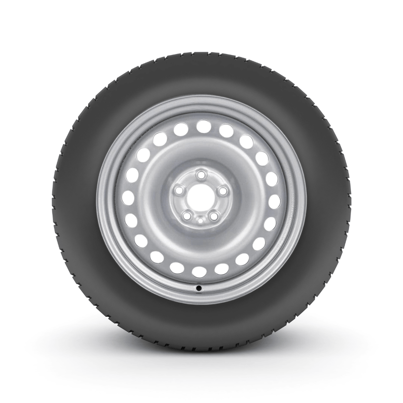 2015 - 2022 Dodge ProMaster City 215/55R16 Tire on 16" 5x98 Silver Steel Wheel - Tires Fast