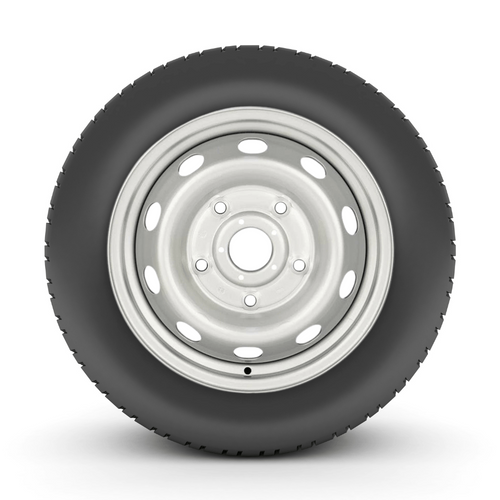 2015 - 2025 Ford Transit 150/250/350 235/65R16C Tire on 16" 5x160 Silver Steel Wheel - Tires Fast