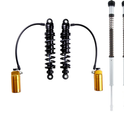 Ohlins NIX 22 fork cartridges and STX Pro reservoir rear shocks complete front and rear suspension kit for Harley-Davidson Touring