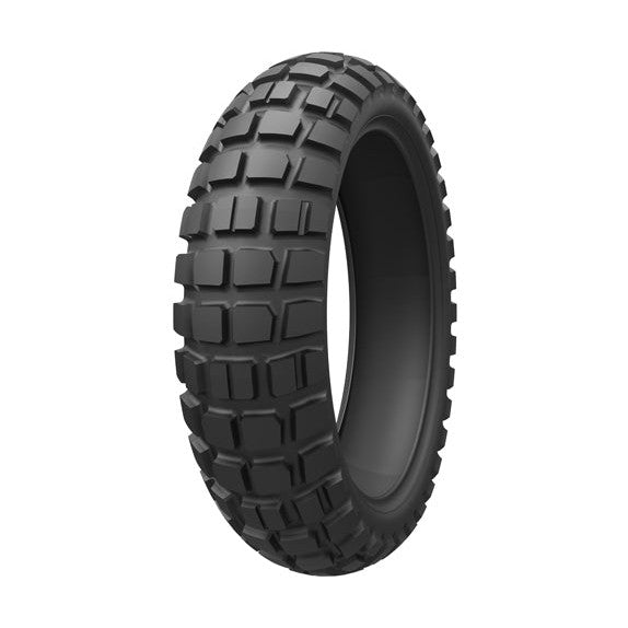 Kenda Adventure motorcycle tire with aggressive blocky tread for off-road traction