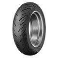 Dunlop AE2 radial motorcycle tire showing aggressive tread pattern