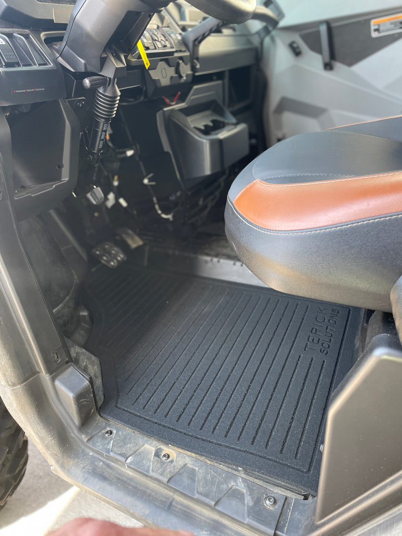 2016-2025 Can-Am Defender/Defender MAX Terick Solutions Rubber Floor Mats