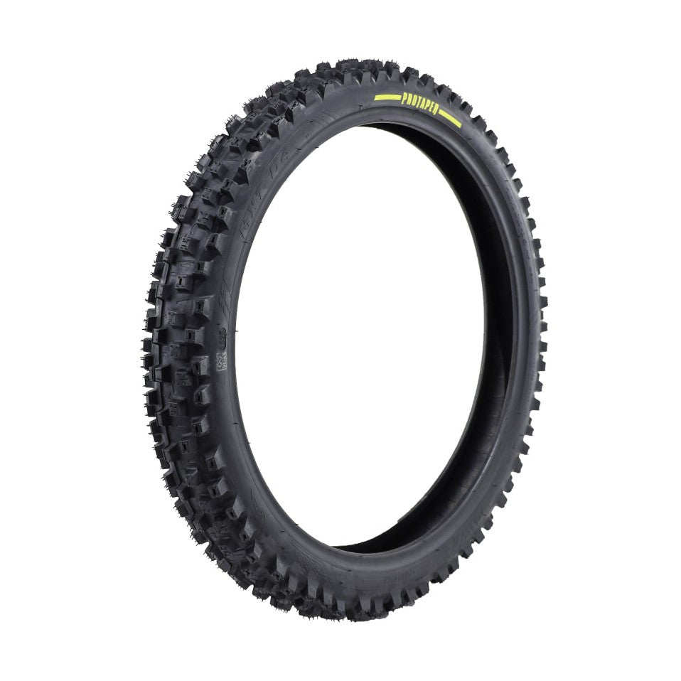 Side view of ProTaper MXT 04 off-road motorcycle tire showing asymmetric tread blocks