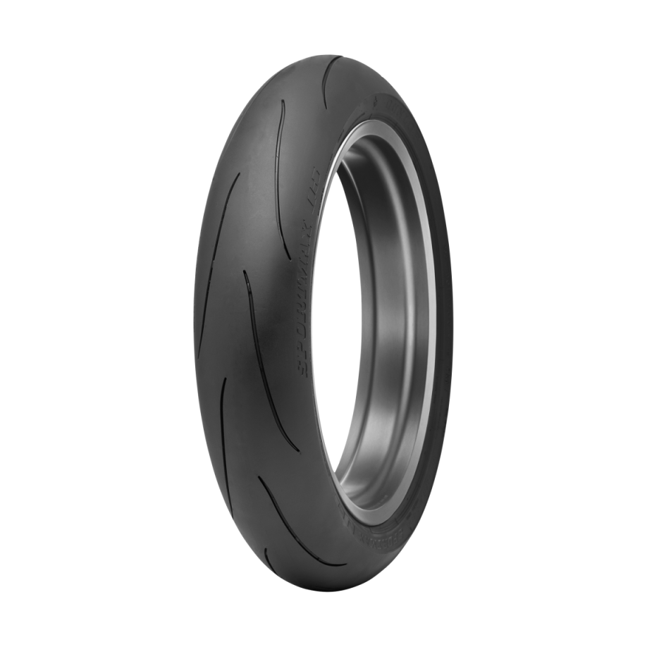 Dunlop Sportmax Q5 front motorcycle tire 110/70ZR17 with street legal DOT approved tread
