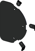 KFI Snow Plow Tapered Side Shield with mounting brackets