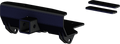 Kawasaki Mule PRO-MX KFI plow mount bracket with hitch receiver and mounting plates