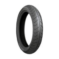 Bridgestone Exedra G709 front motorcycle tire, 130/70R18 radial with symmetrical tread pattern
