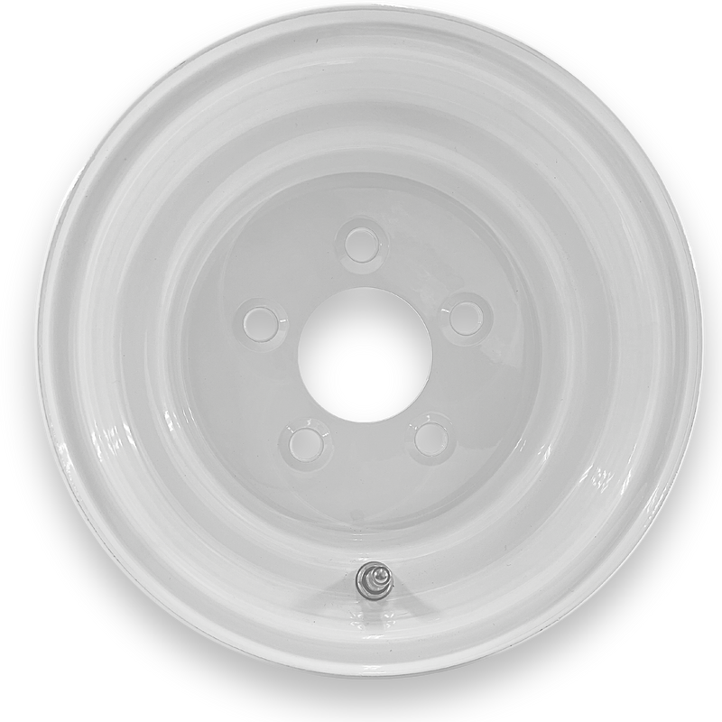 10x6 5-4.5 Steel Master White Stamped Trailer Wheel