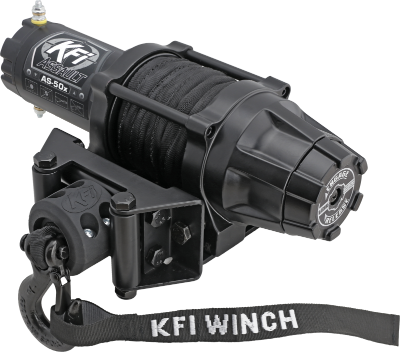 KFI Assault Series Winch 5000 lb Synthetic Cable