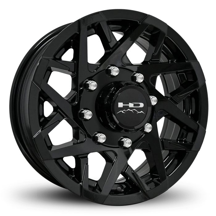 16x6 8-6.5 All Gloss Black Canyon Trailer Wheel - Tires Fast