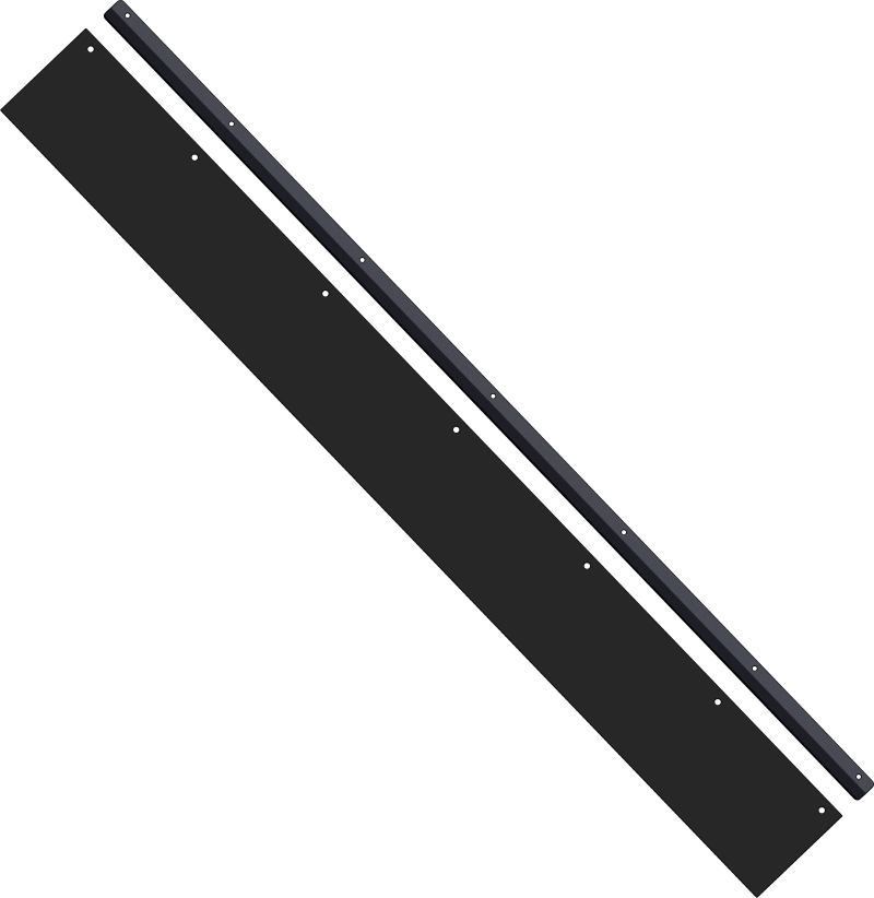 KFI 60 in. UTV plow rubber snow flap with mounting holes