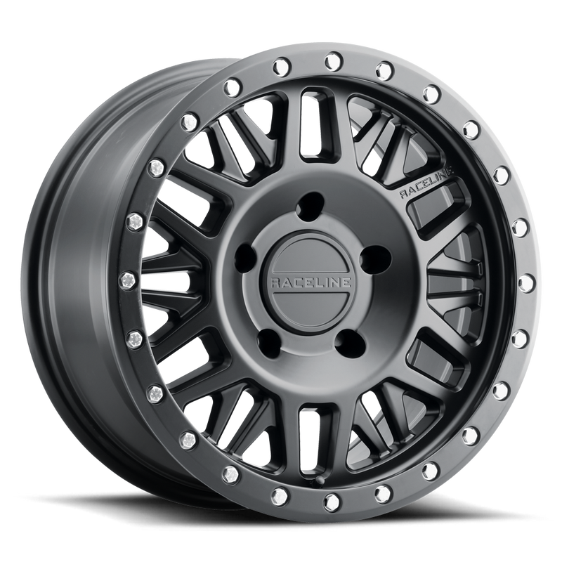 Raceline 951 Ryno 18x9 Satin Black wheel for Silverado 1500 and Sierra 1500
