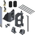 KFI V-Plow Center Pivot Kit components including steel brackets, hydraulic rods, and hardware for UTV plow assembly