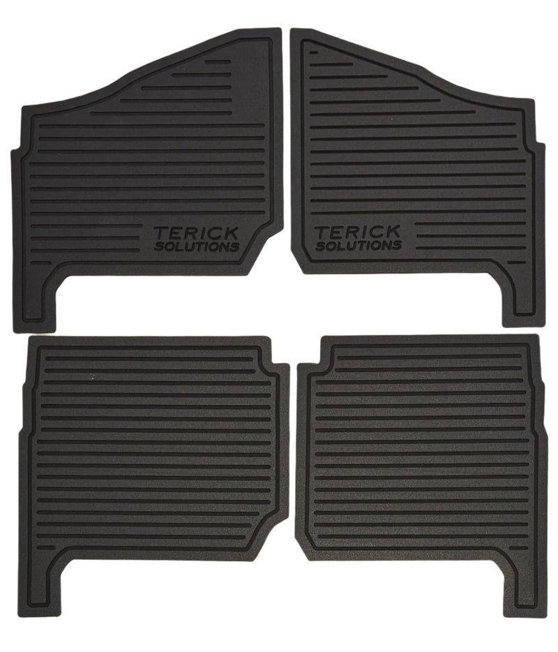 2020-2026 Polaris Ranger 1000 Base/EPS/Premium Terick Solutions Rubber Floor Mats