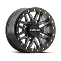 Raceline Ryno Beadlock 15x7 4x156 (5+2) Gun Metal w/ Black Ring