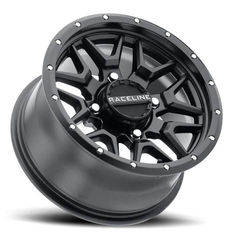 14x7 4x137 +10mm Raceline Krank Black