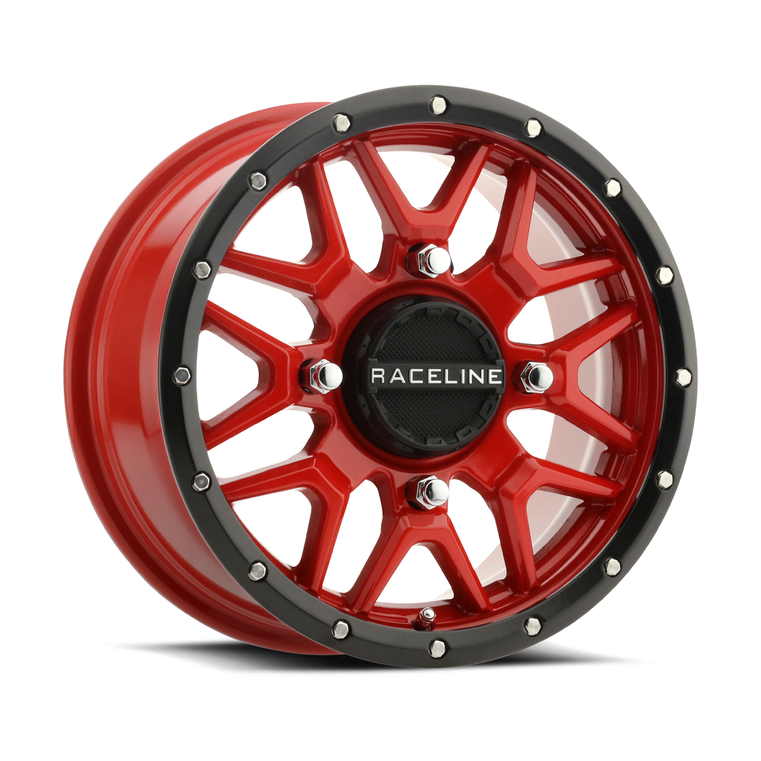 Raceline Krank 15x7 4x156 +10mm Red