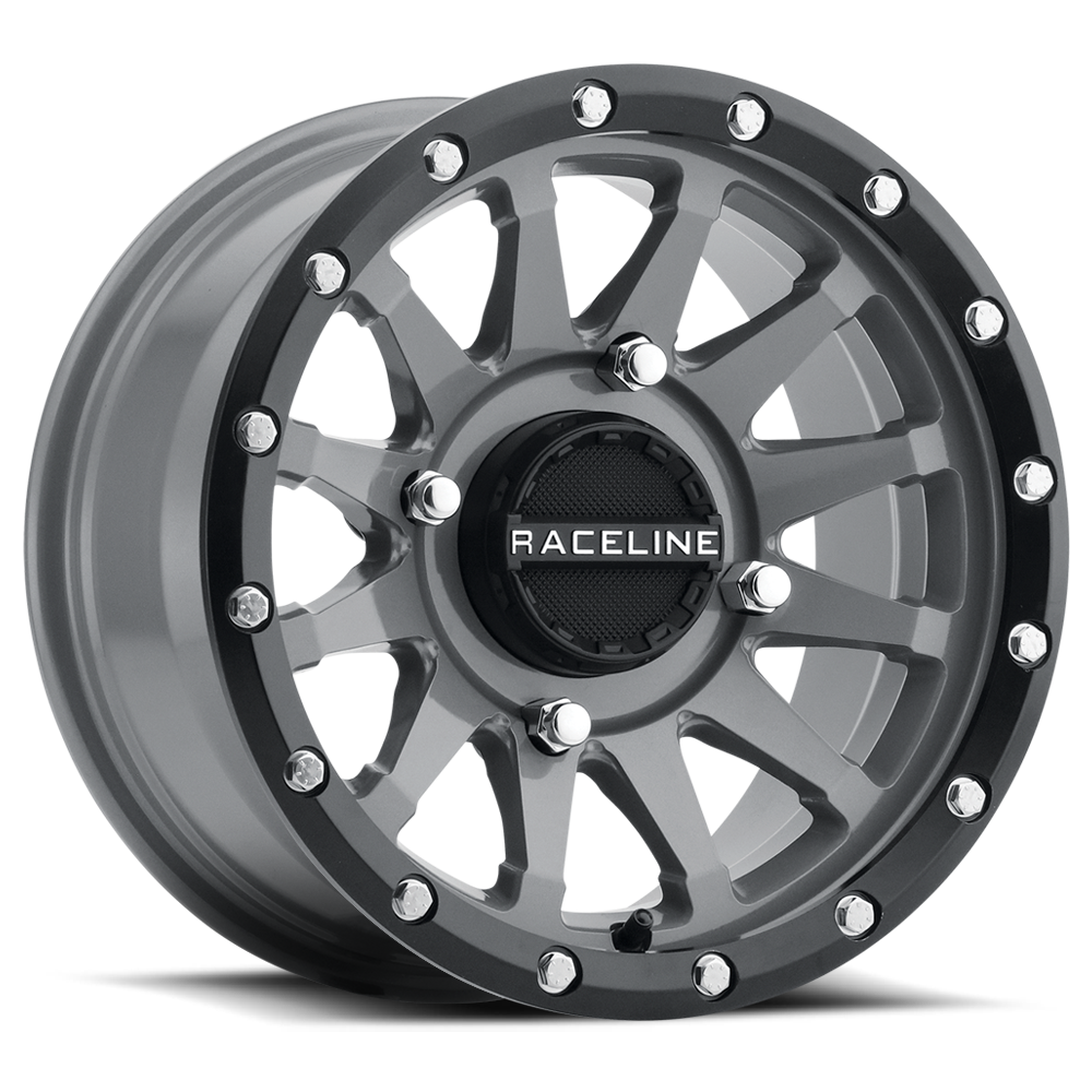 Raceline Trophy Stealth Grey Wheel 14x7 4x137 +10mm ATV/UTV