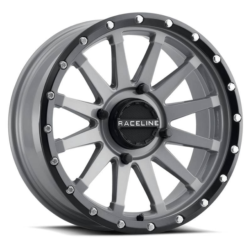 14x7 4x156 +10mm Raceline Trophy Stealth Grey
