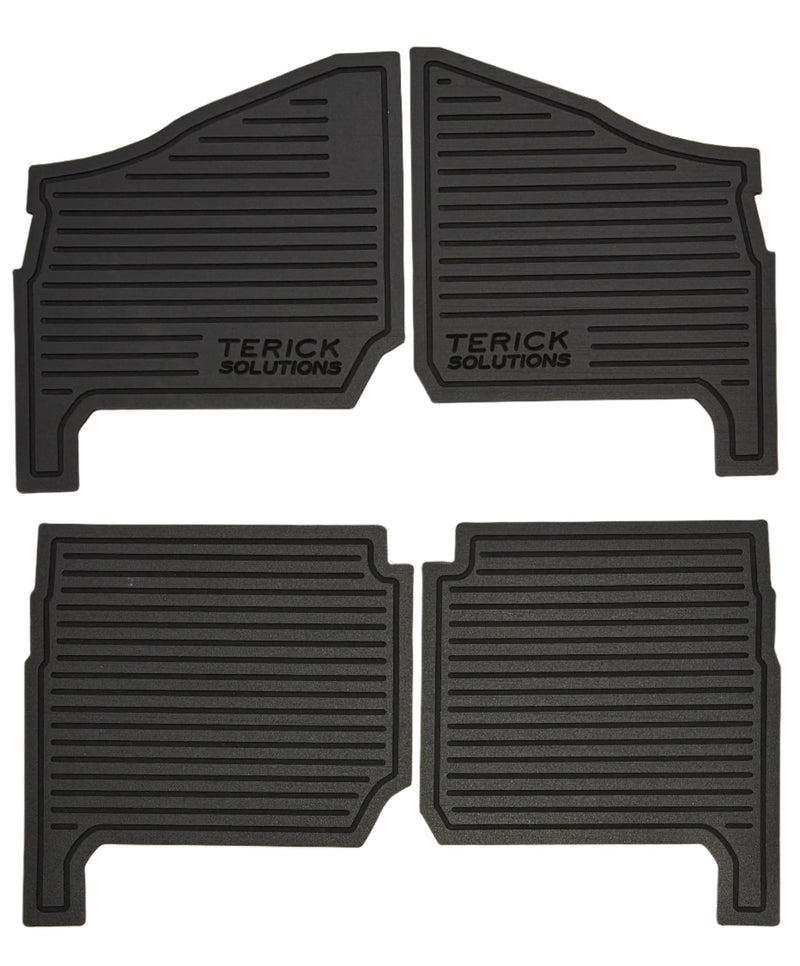 2020-2026 Polaris Ranger 1000 Base/EPS/Premium Terick Solutions Rubber Floor Mats