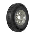 Kenda KR53 ST175/80R13 6-Ply Trailer Tire on 13x4.5 5-4.5 Galvanized Spoke Wheel