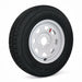 175/80R13 8-Ply Trailer Tire on 13" 5-4.5 White Spoke Wheel - Tires Fast