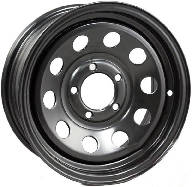 13x4.5 5-4.5 Steel Master Black Modular Trailer Wheel