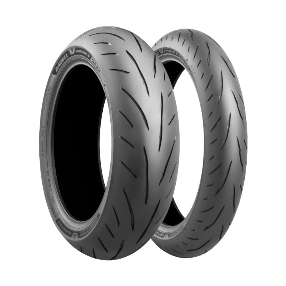 Bridgestone Battlax Hypersport S23 Front & Rear Tire Set | 120/70ZR17 + 180/55ZR17