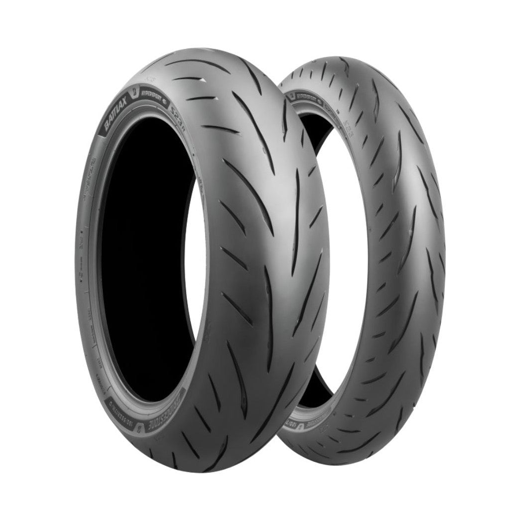 Bridgestone Battlax Hypersport S23 Front & Rear Tire Set | 120/70ZR17 + 190/55ZR17