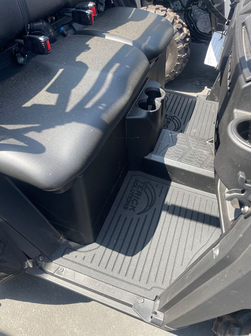 2020-2026 Polaris Ranger 1000 Base/EPS/Premium Terick Solutions Rubber Floor Mats