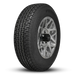 225/75R15 10-Ply Trailer Tire on 15" 6-5.5 Gloss Silver Machined Face Canyon Wheel - Tires Fast
