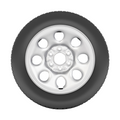 2009-2014 Chevrolet Express 1500 Tire & Wheel - LT245/70R17 (Silver)