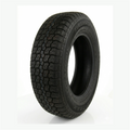 Tow-Rite ST205/75D14 6-ply bias trailer tire with all-season block tread and blue stripe