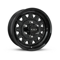 15x6 6x5.5 HPD HDT Cast Gloss Black Trailer Wheel